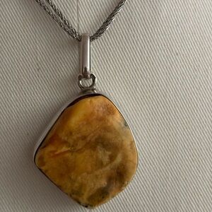 Amber pendant.
